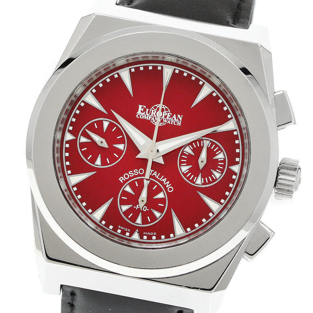 ECW Panhard PF10ST4051 Chronograph Red Dial Automatic Men's Watch_947531