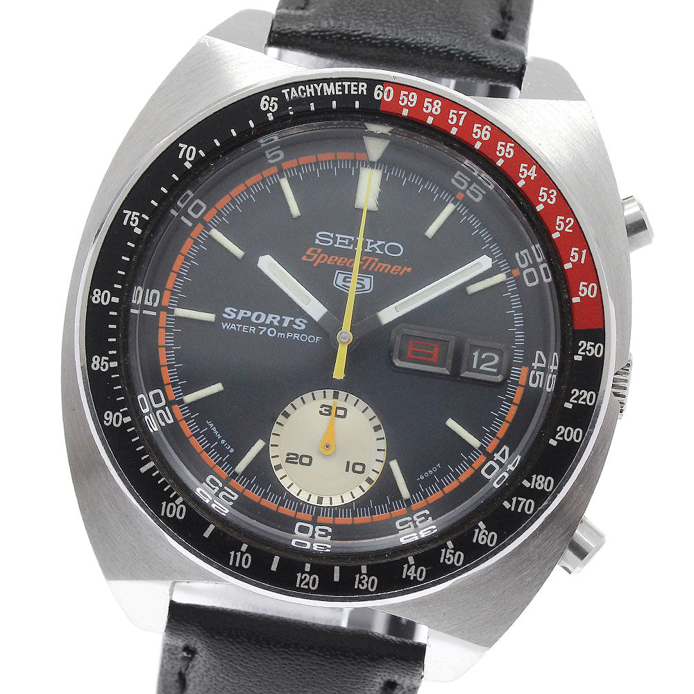 SEIKO 5 sports speed timer 6139-6030 Day-Date Chronograph Automatic Men's_947549