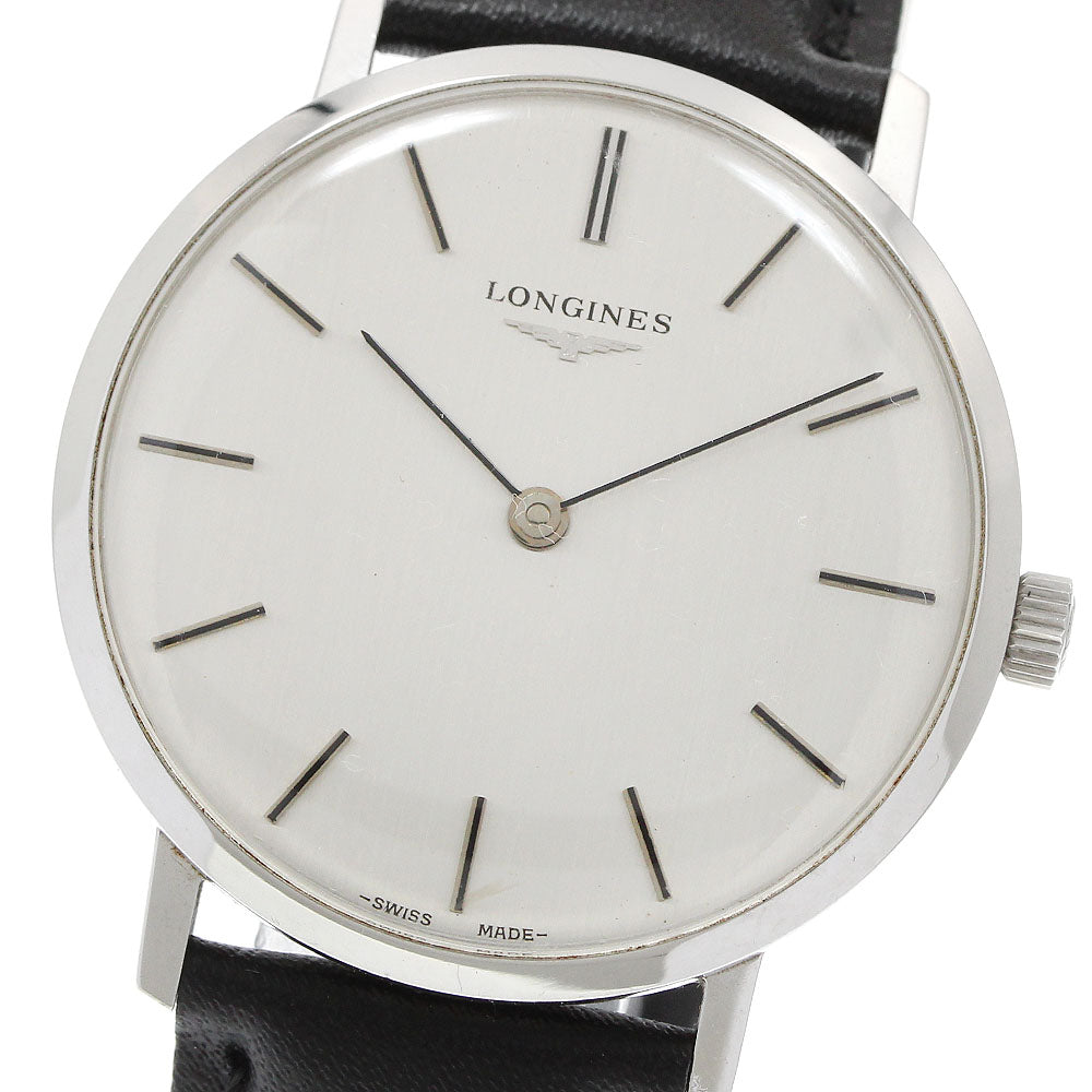 LONGINES cal.6902 Silver Dial Hand Winding Men's Watch_947627