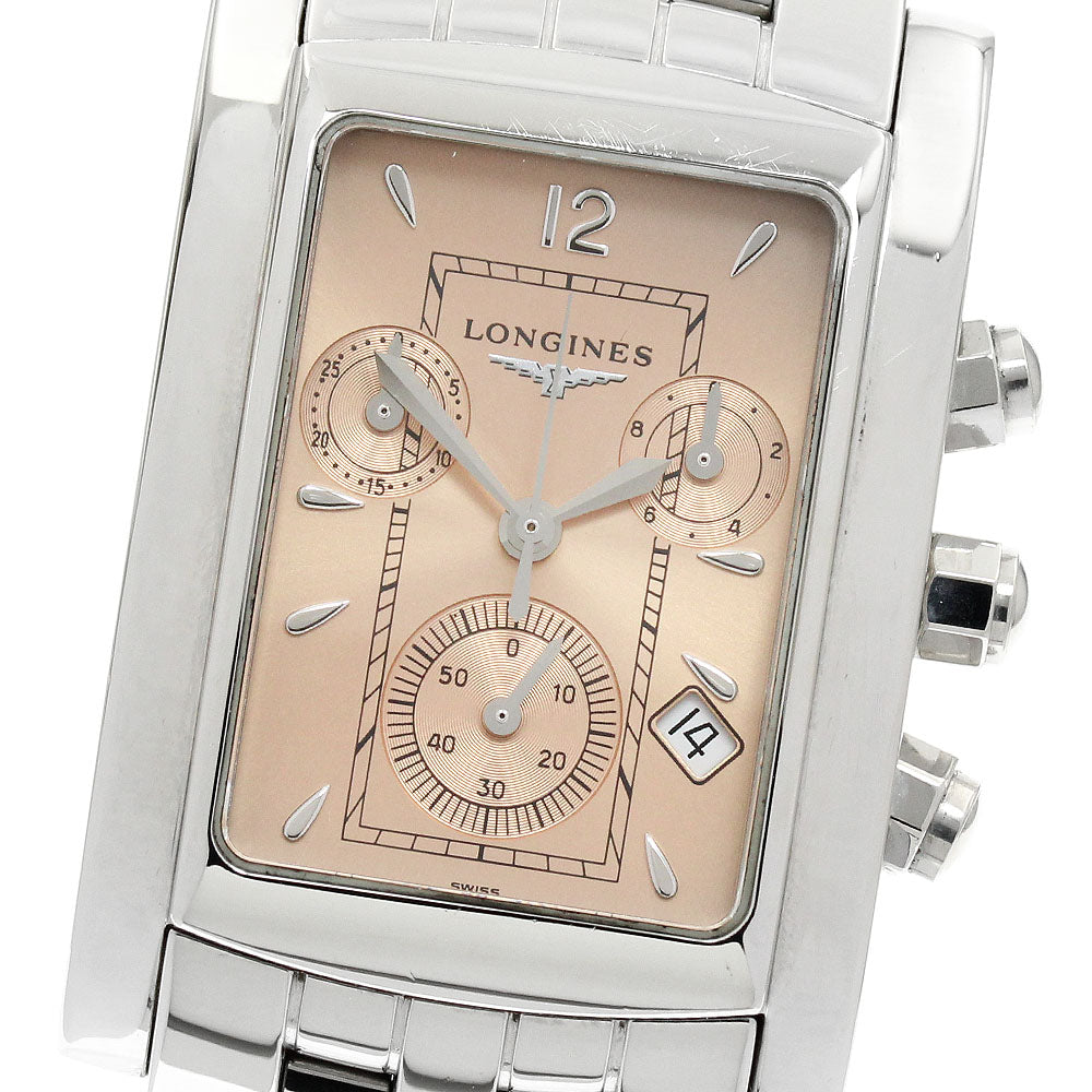 LONGINES Dolce Vita L5.656.4 Chronograph Brown Dial Quartz Men's Watch_947858