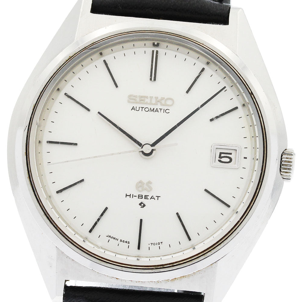 SEIKO Grand Seiko High Beat 5645-7010 Silver Dial Automatic Men's Watch_947941