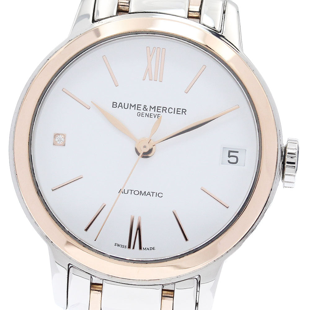 Baume & Mercier Classima M0A10457 Date 1P diamond Automatic Ladies Watch_948020