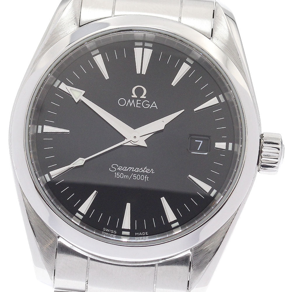 OMEGA Seamaster Aqua Terra 2518.50 Date Black Dial Quartz Boy's Watch_948035