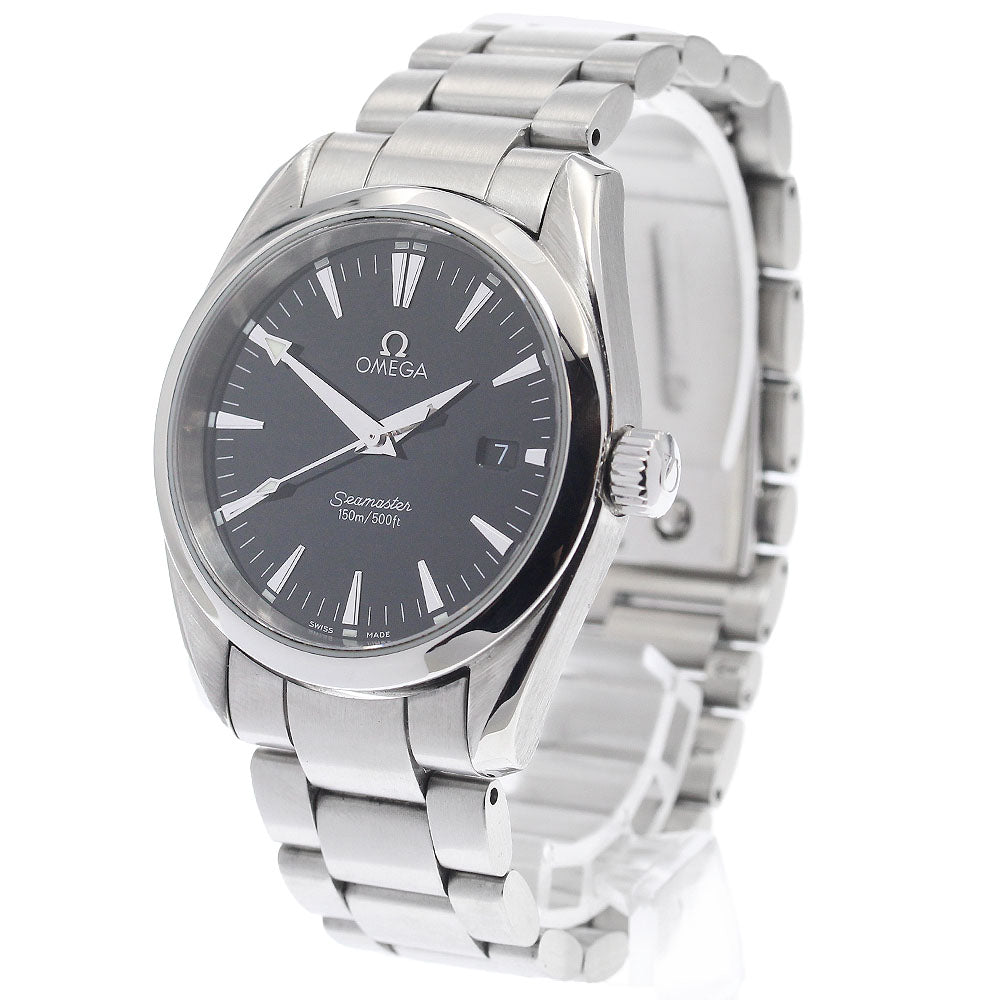 OMEGA Seamaster Aqua Terra 2518.50 Date Black Dial Quartz Boy's Watch_948035