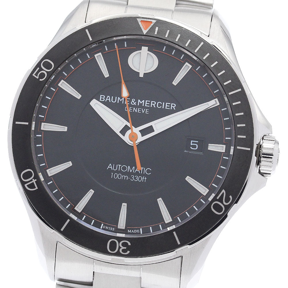 Baume & Mercier Clifton Club MOA10340 Date black Dial Automatic Men's_948053
