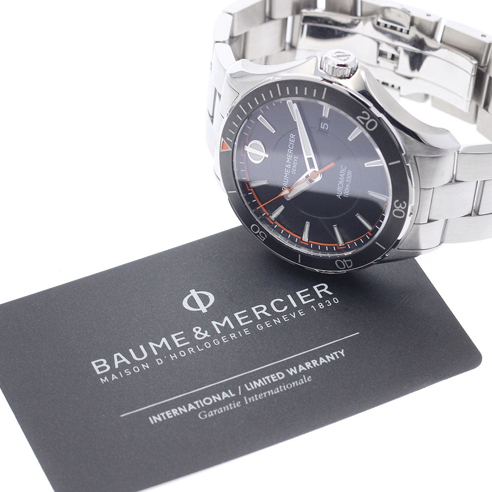 Baume & Mercier Clifton Club MOA10340 Date black Dial Automatic Men's_948053