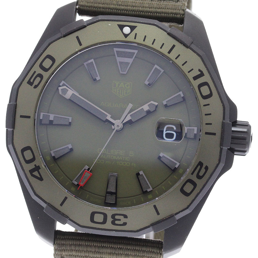 TAG HEUER Aqua racer WAY208E Date khaki Dial Automatic Men's Watch_948068