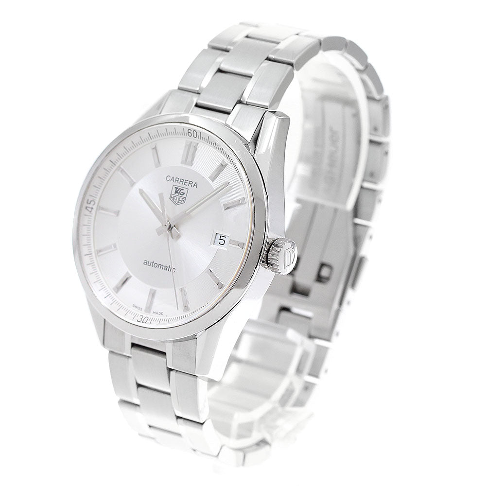 TAG HEUER Carrera Caliber 5 WV211A-0 Date Silver Dial Automatic Men's_948076