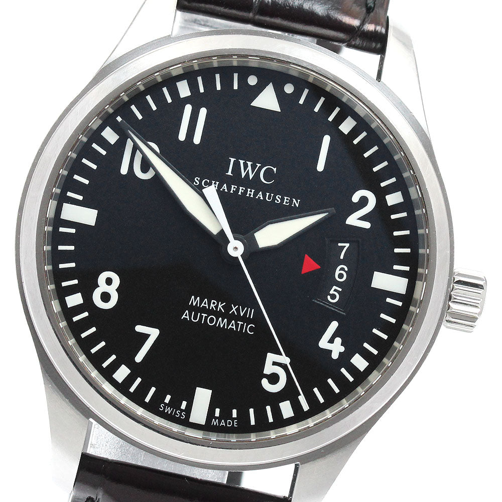 IWC SCHAFFHAUSEN Pilot watch mark XVII IW326501 Date black Dial Automatic Men's Watch_948079