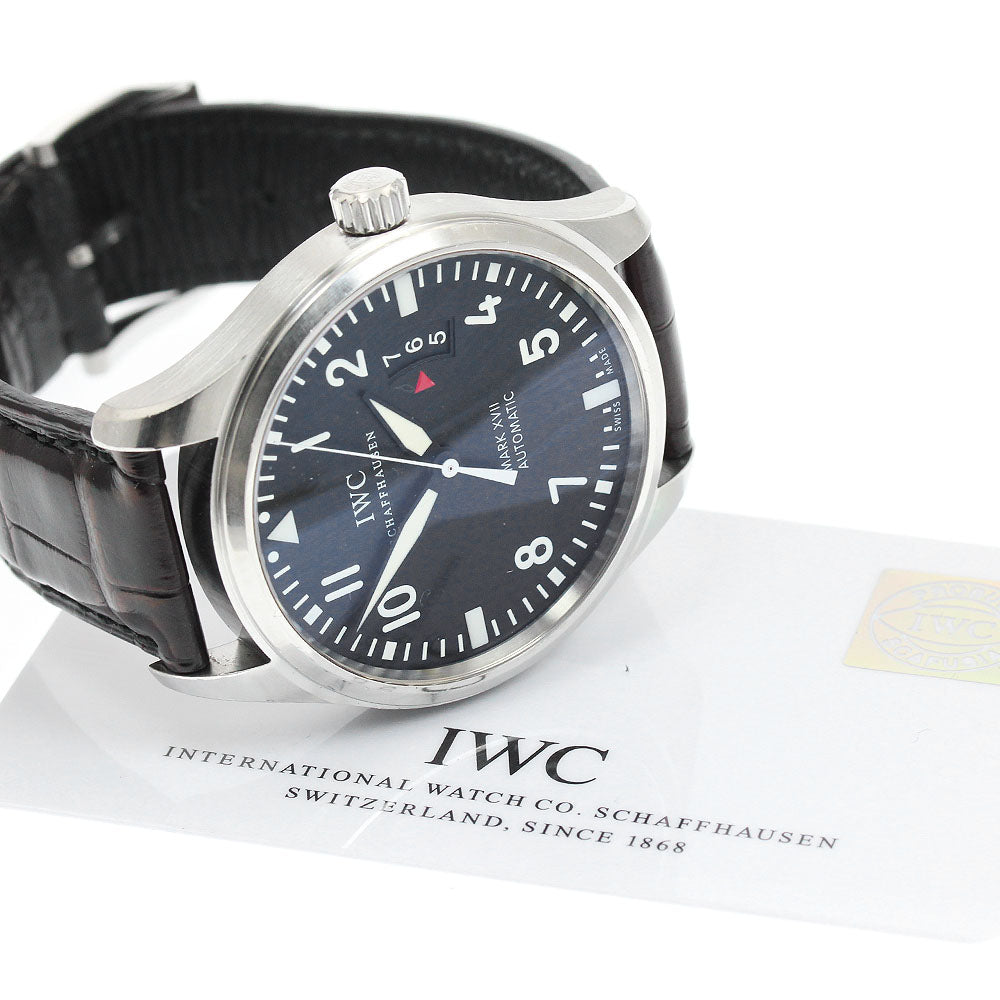 IWC SCHAFFHAUSEN Pilot watch mark XVII IW326501 Date black Dial Automatic Men's Watch_948079