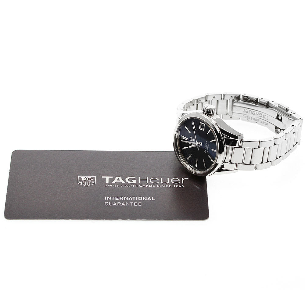 TAG HEUER Carrera WAR2410.BA0776 Date black Dial Automatic Ladies Watch_948085
