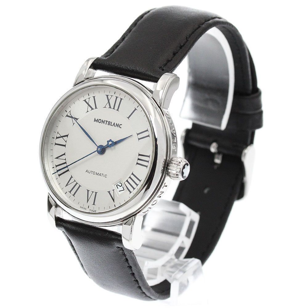 MONTBLANC Meisterstic 7042 Date Silver Dial Automatic Men's Watch_948240