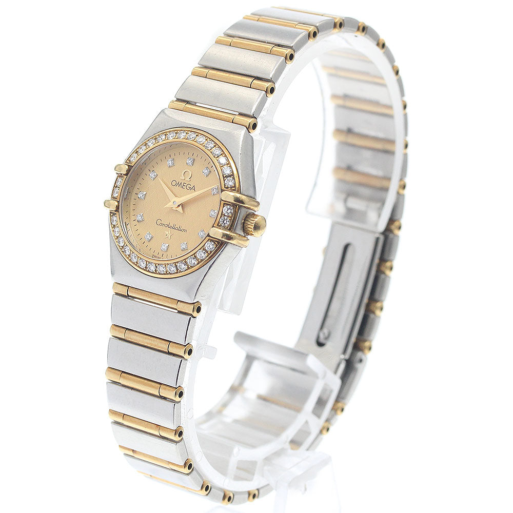 OMEGA Constellation 1267.15 Diamond bezel 12P diamond Quartz Ladies Watch_948250
