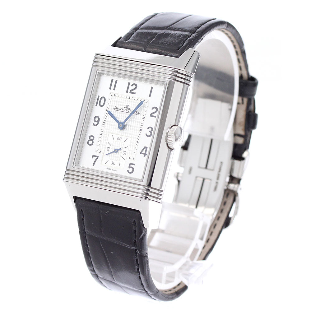 JAEGER-LECOULTRE Reverso Classic Duo 215.8.D4/Q3848420 Small seconds Black / Silver Dial Hand Winding Men's Watch_948273