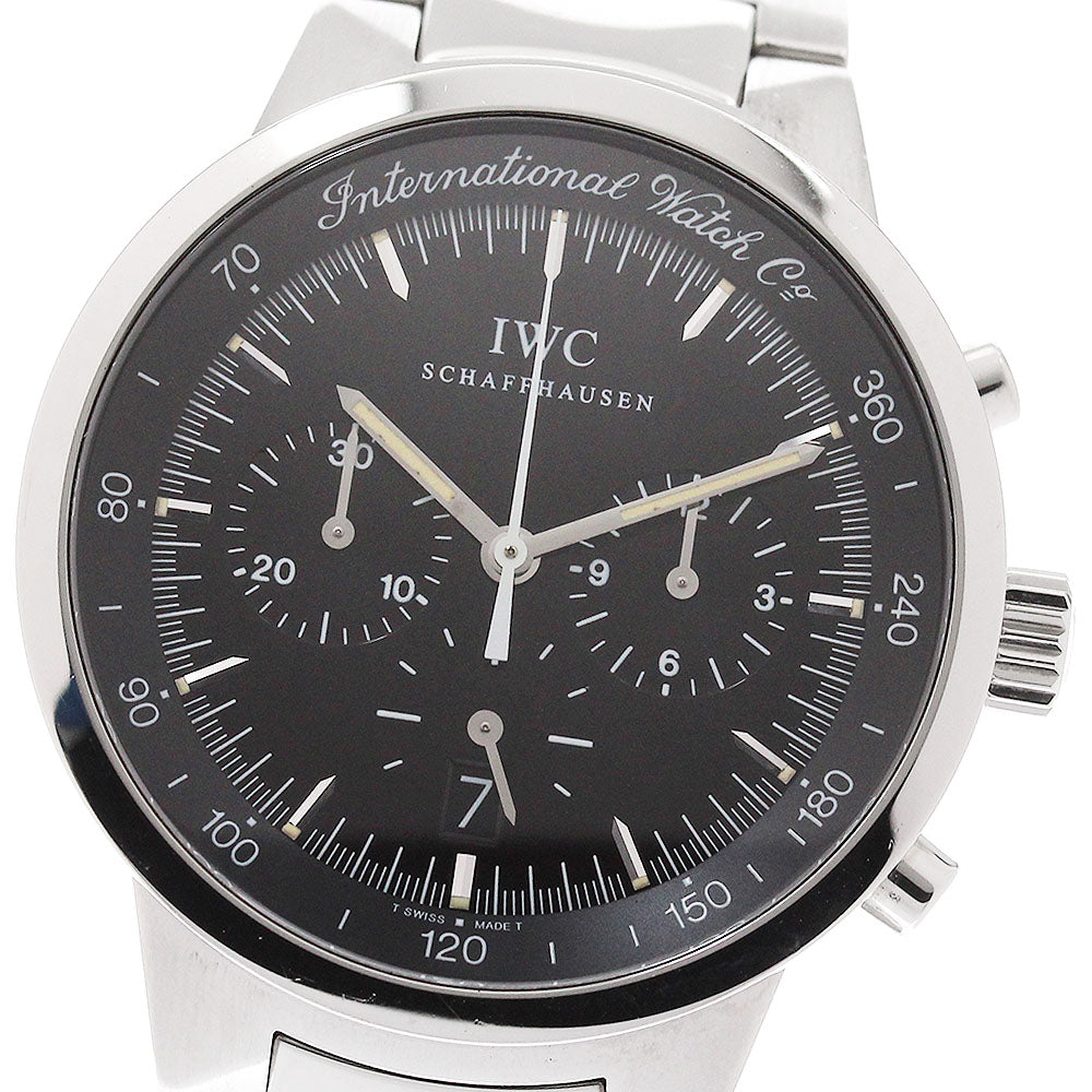 IWC SCHAFFHAUSEN GST IW372702 Chronograph Black Dial Quartz Men's Watch_948275