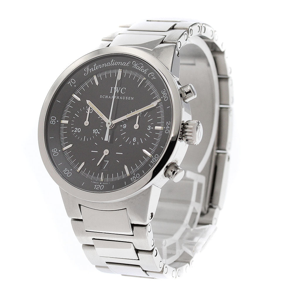 IWC SCHAFFHAUSEN GST IW372702 Chronograph Black Dial Quartz Men's Watch_948275