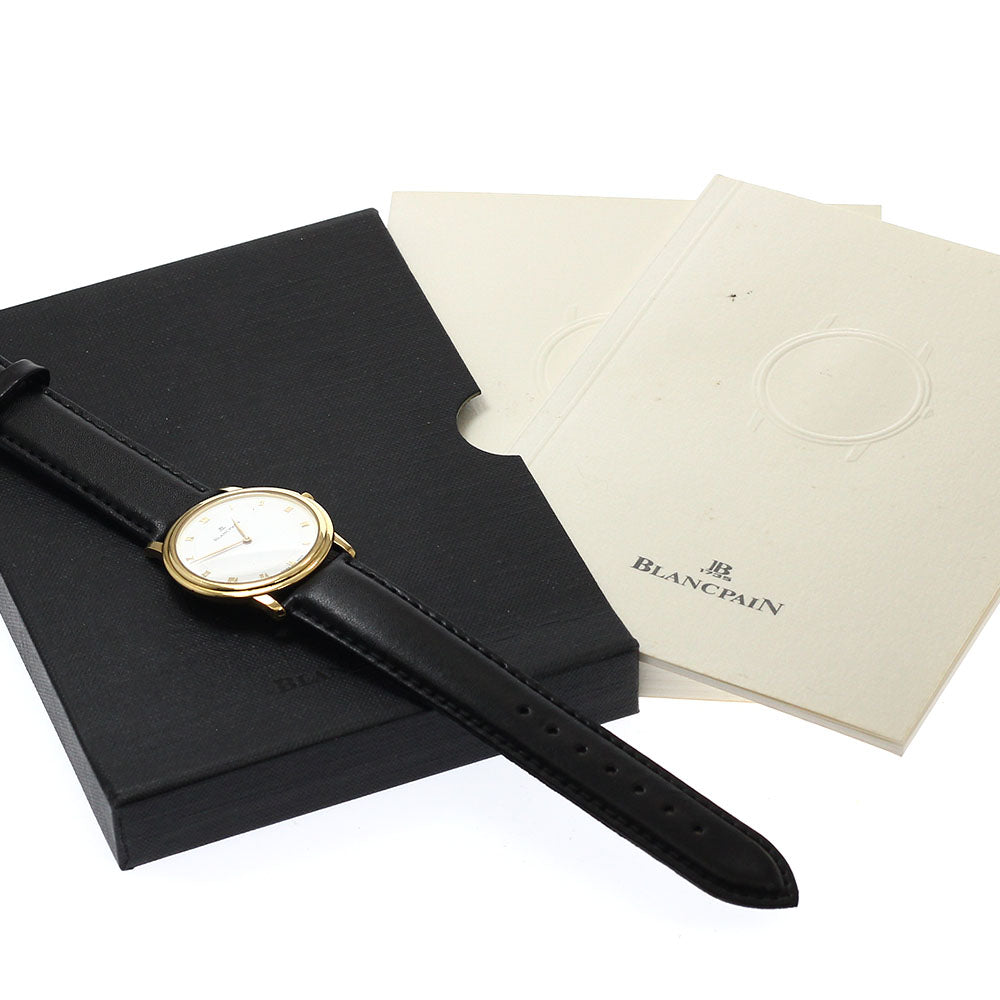 Blancpain Villeret Ultra Slim 0021-1418-55 K18YG Hand Winding Men's Watch_948276