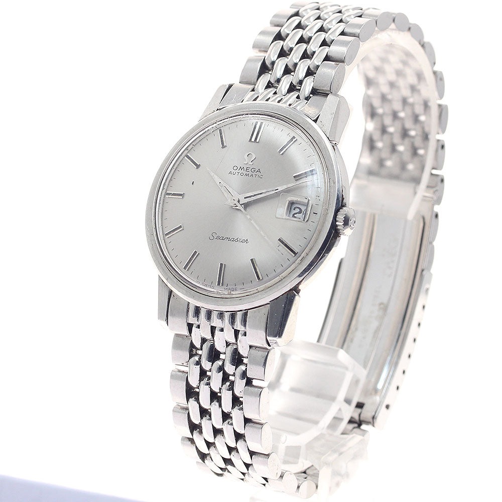 OMEGA Seamaster 166.003SP Date cal.565 Rice Bracelet Silver Dial Automatic Men's Watch_948284