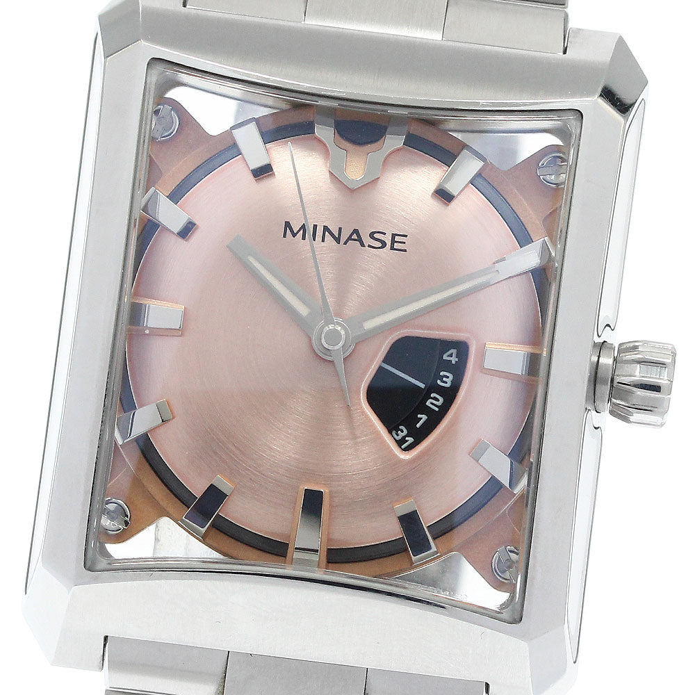 MINASE Five windows VM07-M025 Mid-size Date pink Dial Automatic Men's_948290