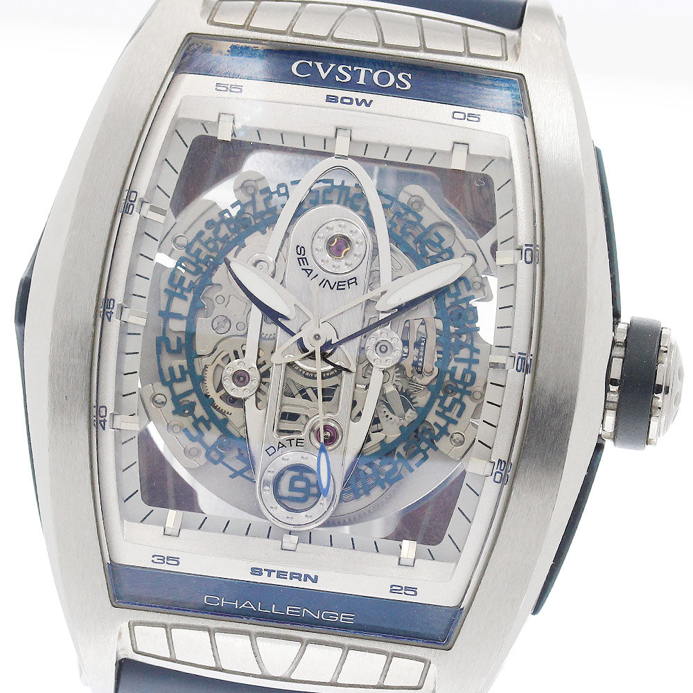 CVSTOS Challenge Sealiner CVT-SEAST skeleton Dial Automatic Men's Watch_948297