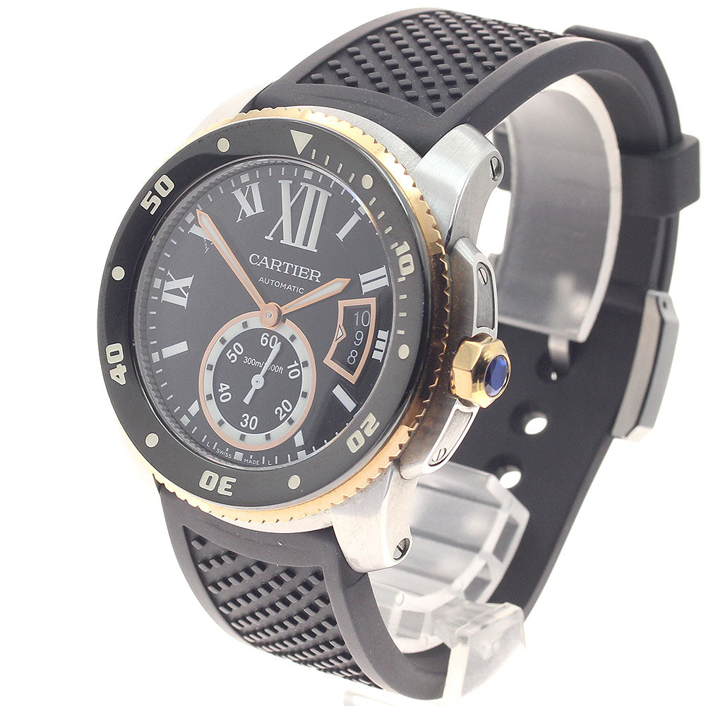 CARTIER Caliber de Cartier Diver W7100055 K18PG Bezel Automatic Men's_948298