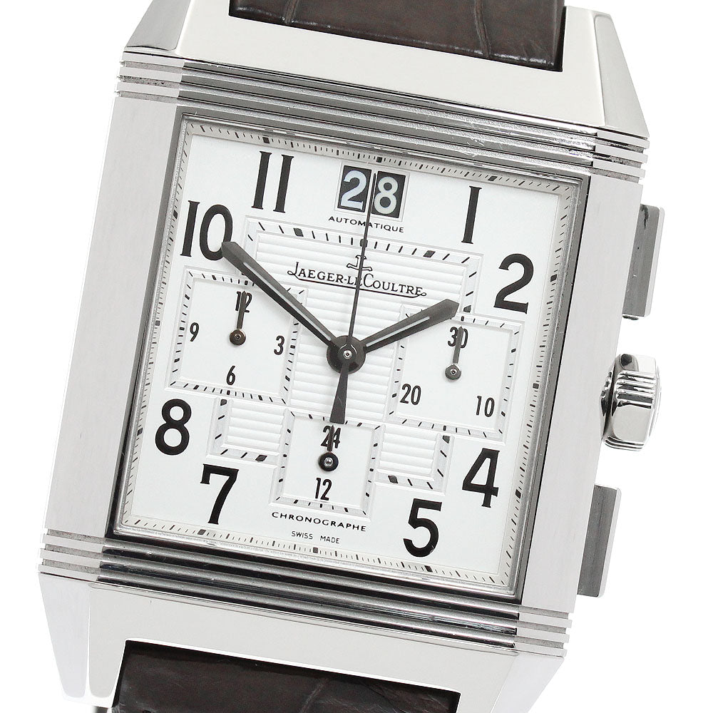 JAEGER-LECOULTRE Reverso Squadra 230.8.45 Chronograph Silver Dial Automatic Men's Watch_948300
