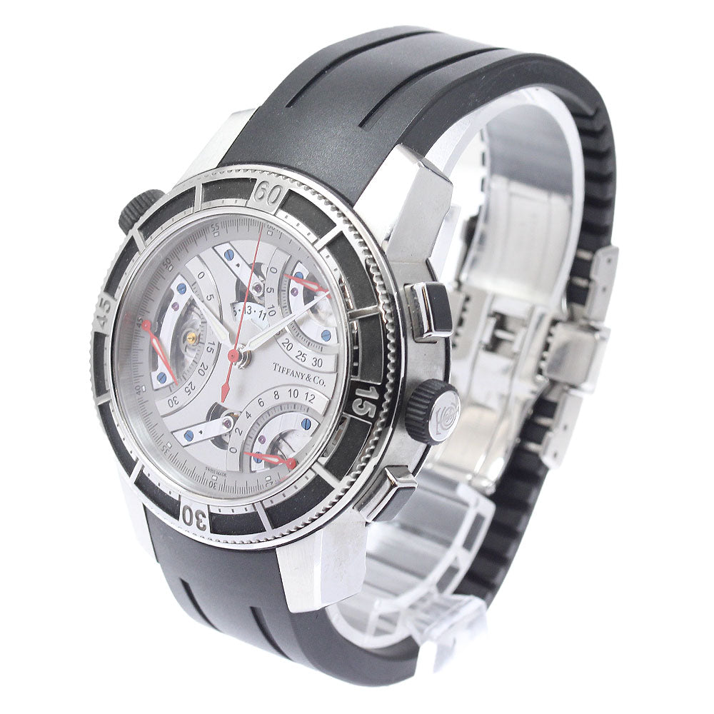 TIFFANY&Co. Mark T-57 Triple Retrograde Silver Dial Automatic Men's Watch_948302