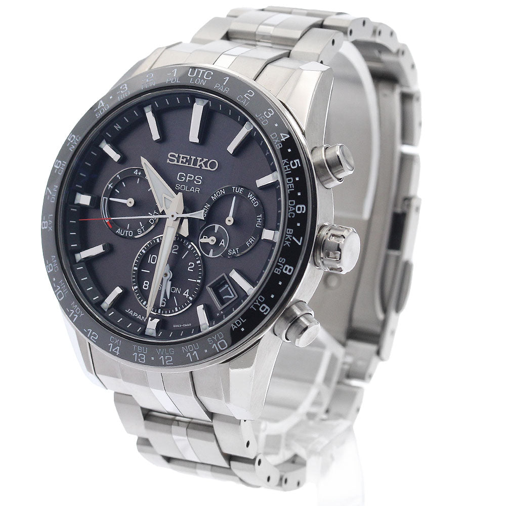 SEIKO Astron SBXC003/5X53-0AB0 GPS Solar Powered Radio Men's Watch_948316