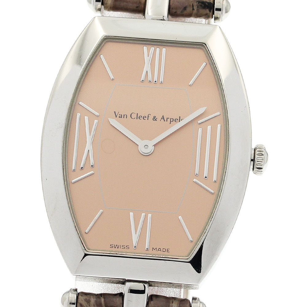 Van Cleef & Arpels Team Members Tribute House 100th Anniversary 5363106 Orange Dial Quartz Ladies Watch_948331