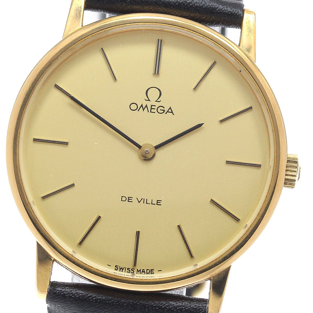 OMEGA De Ville 111.0140 Vintage Cal.625 Gold Dial Hand Winding Men's _948334