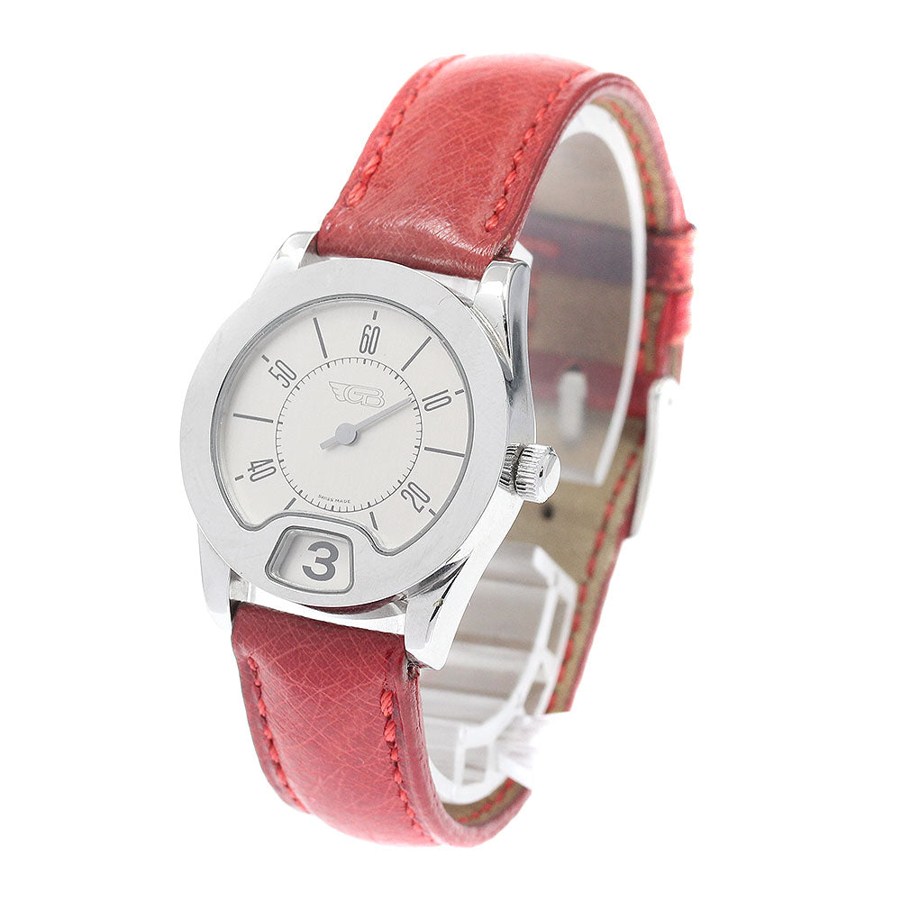 GIANN BULGARI Jumping hour 114161S Silver Dial Quartz Ladies Watch_948343