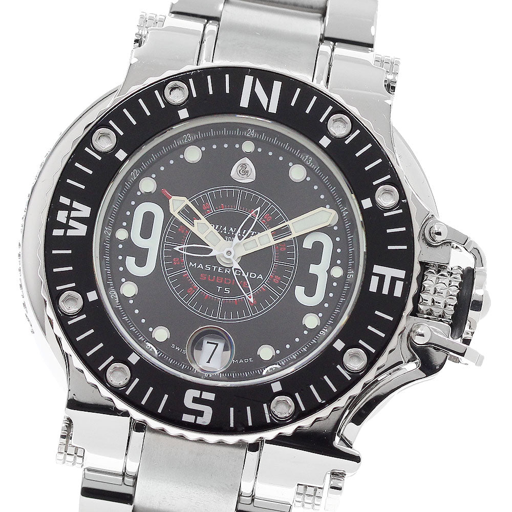 AQUANAUTIC Master Cuda Date Black Dial Automatic Men's Watch_948345