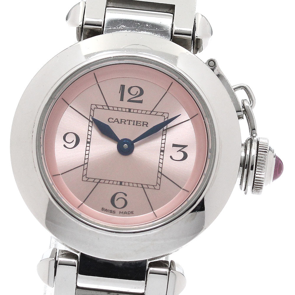 CARTIER Mispacha W3140008 pink Dial Quartz Ladies Watch_948359