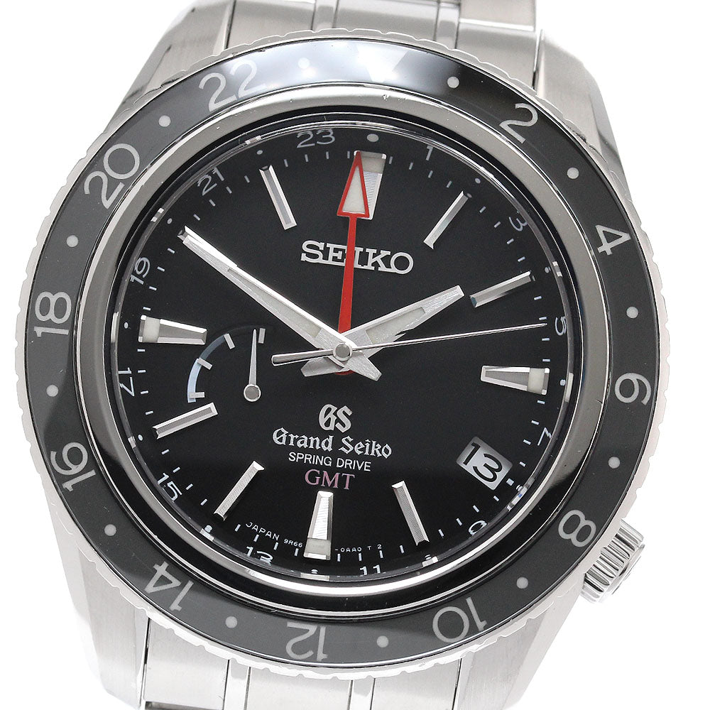 SEIKO Grand Seiko GMT SBGE001 Power reserve date Spring drive Men's Watch_948362