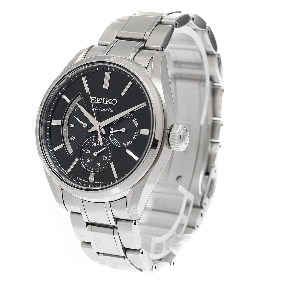 SEIKO Presage SARW023/6R21-01B0 Day date Black Dial Automatic Men's Watch_948371