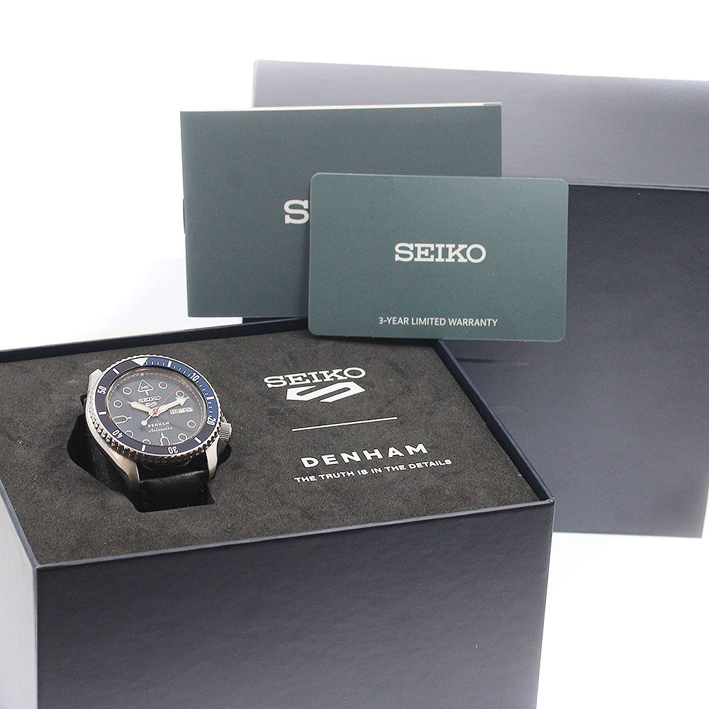 SEIKO DENHAM Collaboration Limited Edition 4R36-16N0/SBSA281 AT Men's_948378