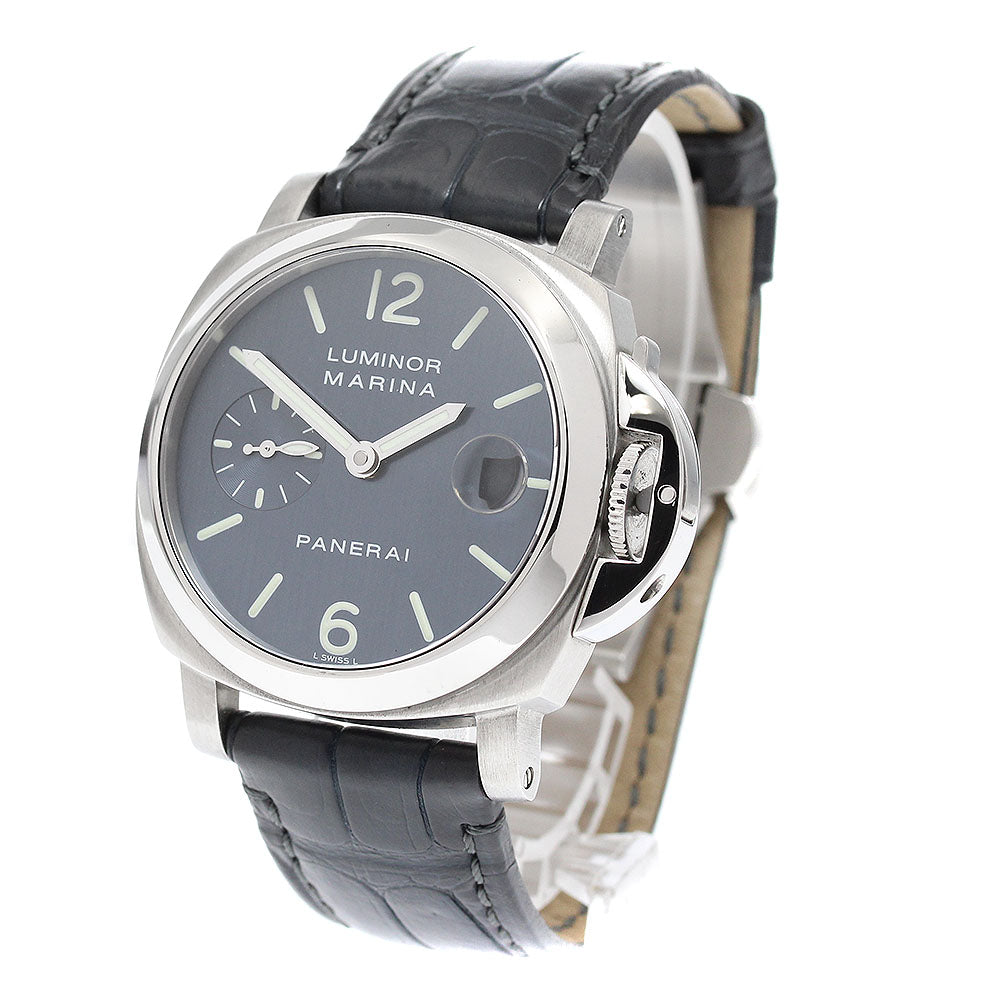 PANERAI Luminor Marina PAM00119 Small Second Date Navy Dial Automatic Men's Watch_948392