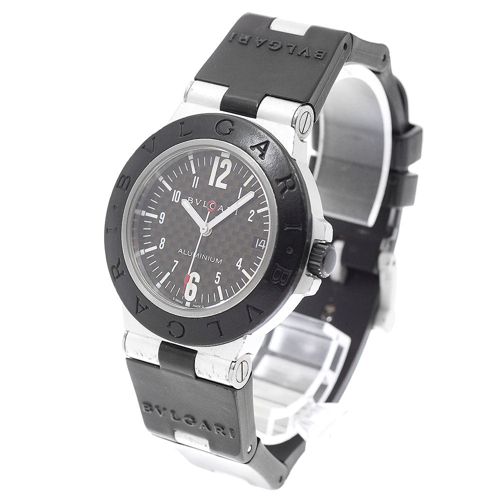 BVLGARI aluminum AL38TA Date black Dial Automatic Men's Watch_948393