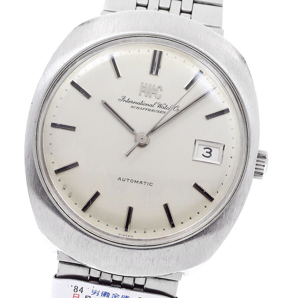 IWC SCHAFFHAUSEN Date Vintage Silver Dial Automatic Men's Watch_948400