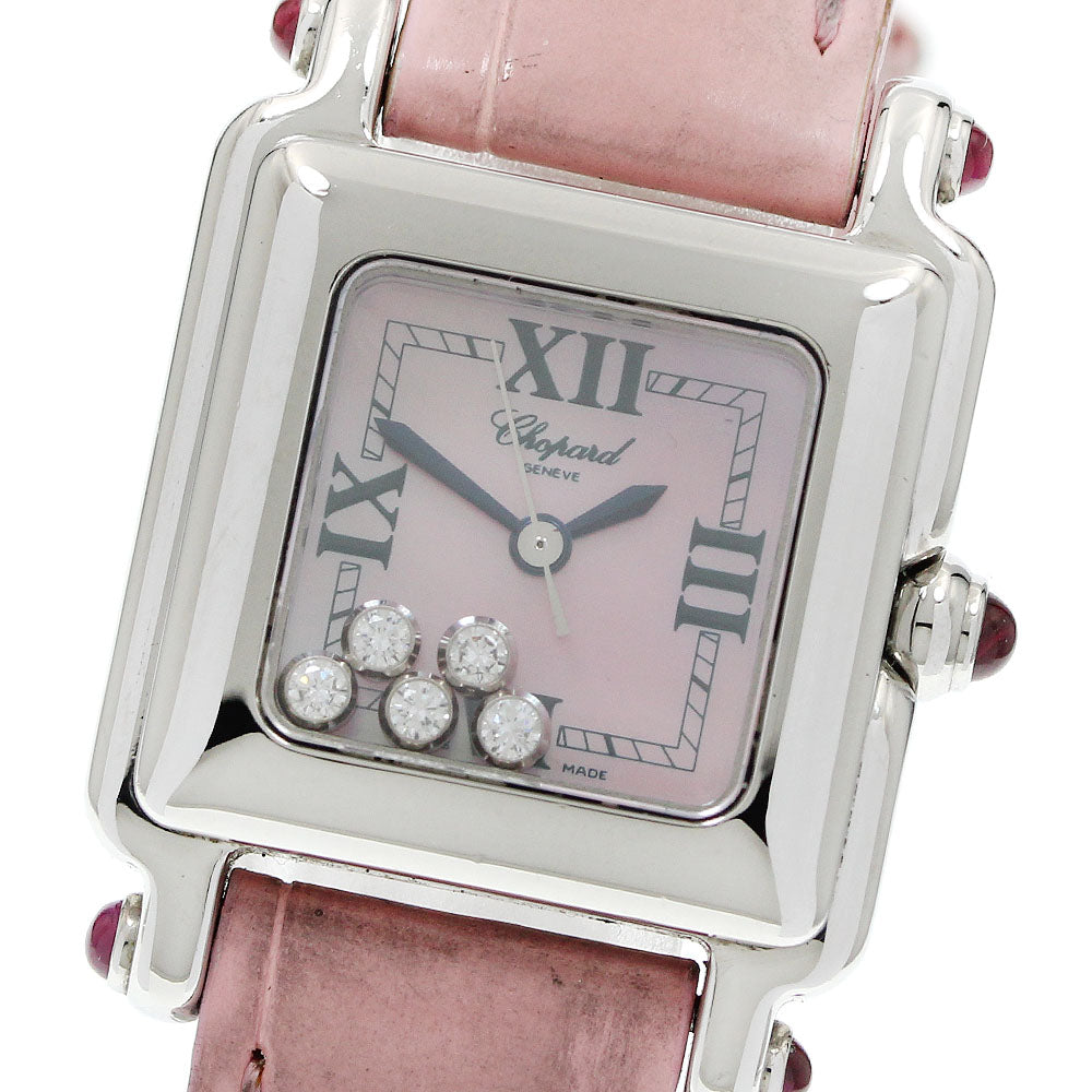 Chopard Happy sports 27/8892-21 5P diamond Pink shell Dial Quartz Ladies Watch_948419