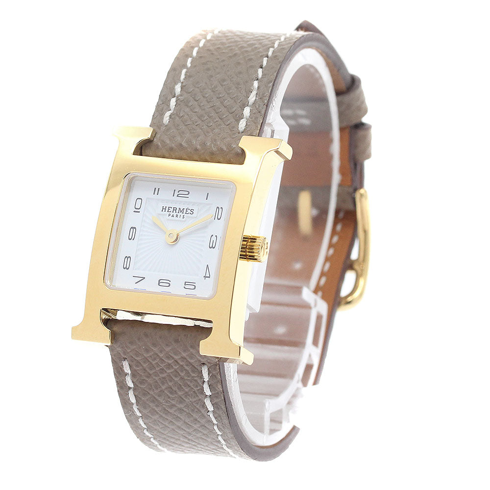 HERMES H watch HH1.201 white Dial Quartz Ladies Watch_948442