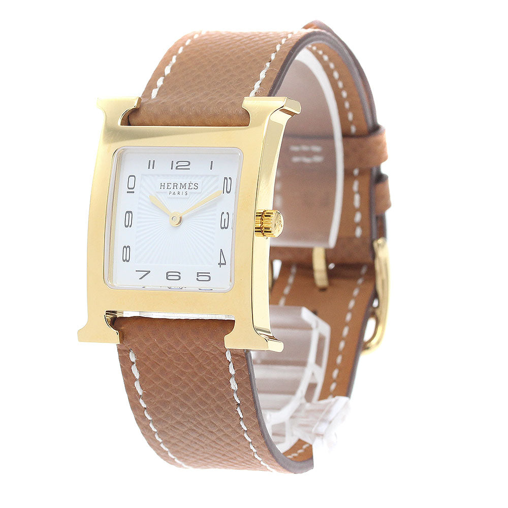 HERMES H watch HH1.510 white Dial Quartz Boy's Watch_948443