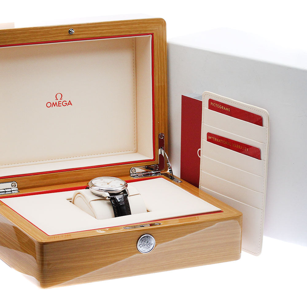 OMEGA De Ville Prestige Co-Axial Power Reserve 424.13.40.21.02.002 Date Silver Dial Automatic Men's Watch_948488