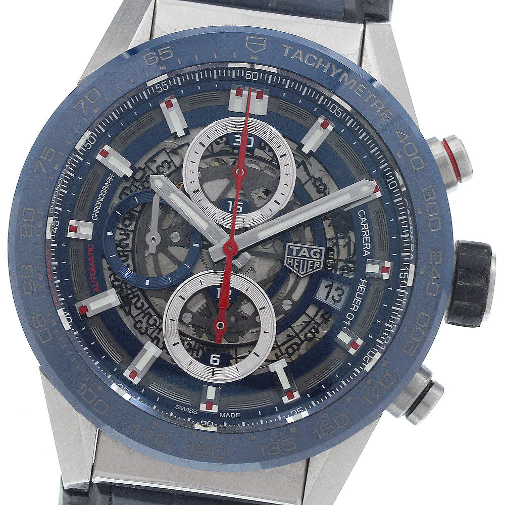 TAG HEUER Carrera Caliber Heuer 01 CAR201T.FC6406 Chronograph skeleton Dial Automatic Men's Watch_948497