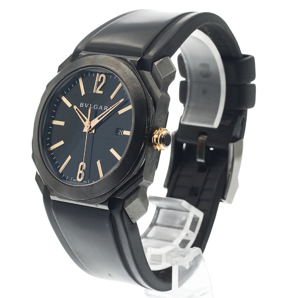BVLGARI Okto Ultra Nero BGO41S Date black Dial Automatic Men's Watch_948499