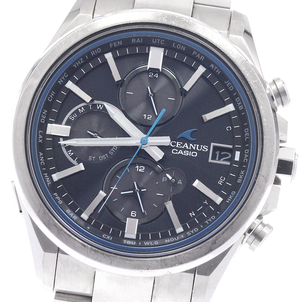 CASIO Oceanus Classic Line OCW-T4000-1AJF Solar Powered Radio Men's Watch_948526