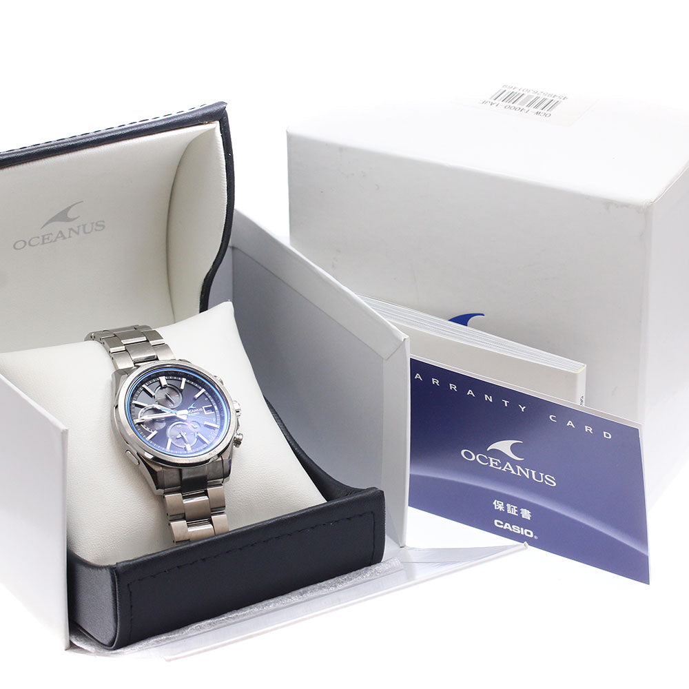 CASIO Oceanus Classic Line OCW-T4000-1AJF Solar Powered Radio Men's Watch_948526