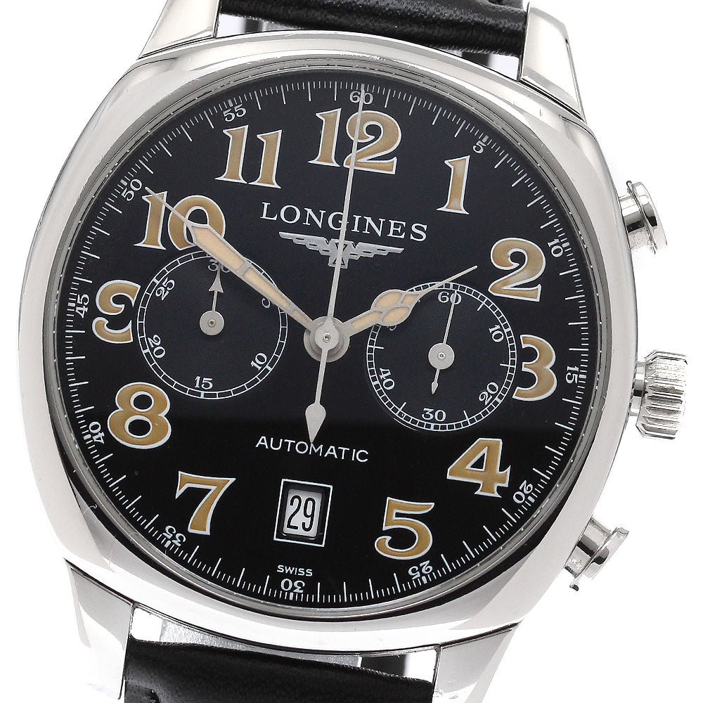 LONGINES Spirit chronograph L2.705.4 Date black Dial Automatic Men's_948533