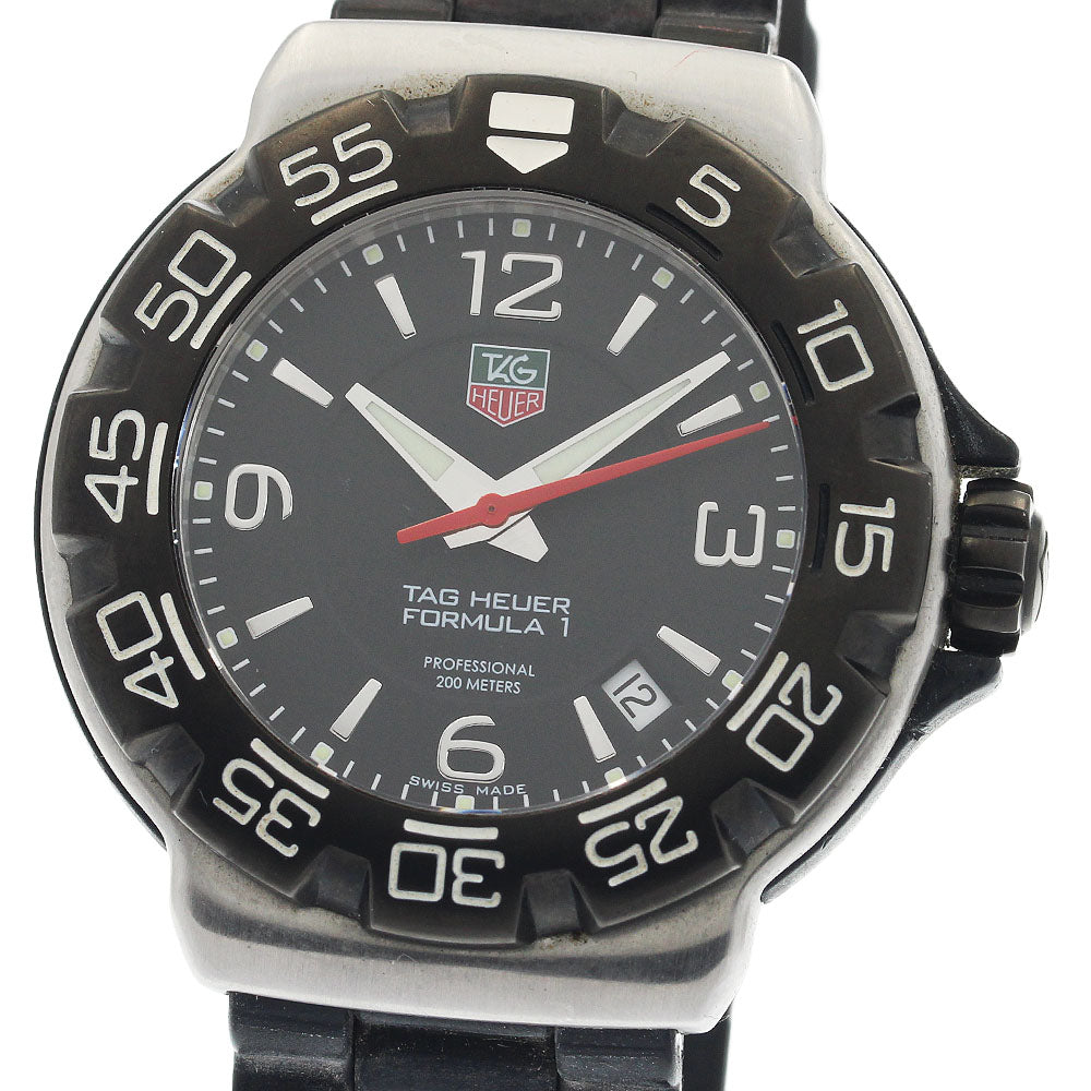 TAG HEUER Formula 1 WAC1110-0 Date Black Dial Quartz Men's Watch_948562