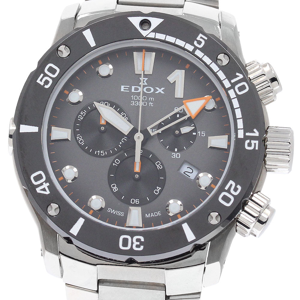 EDOX Chrono Offshore 1 10242 Date Chronograph gray Dial Quartz Men's_948592